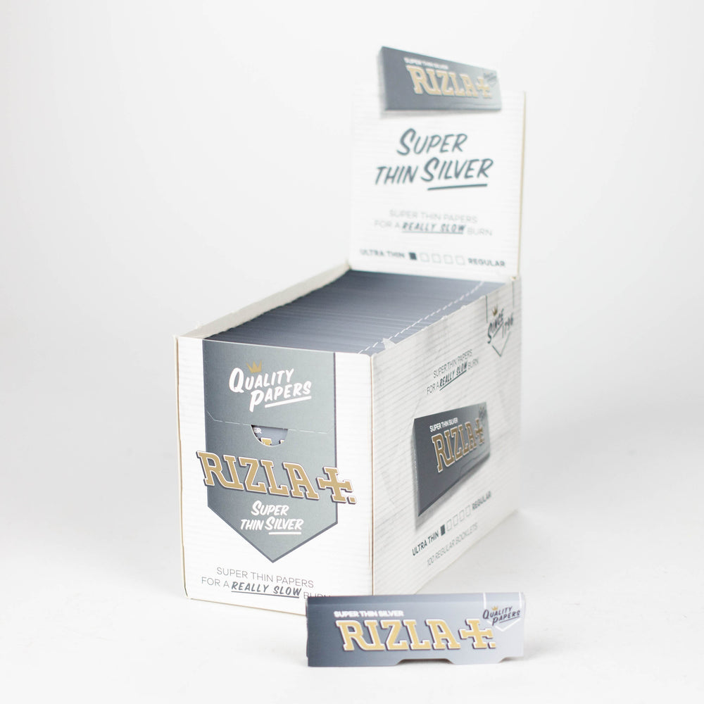 Rizla | Super Thin Silver single wide Box of 100_0