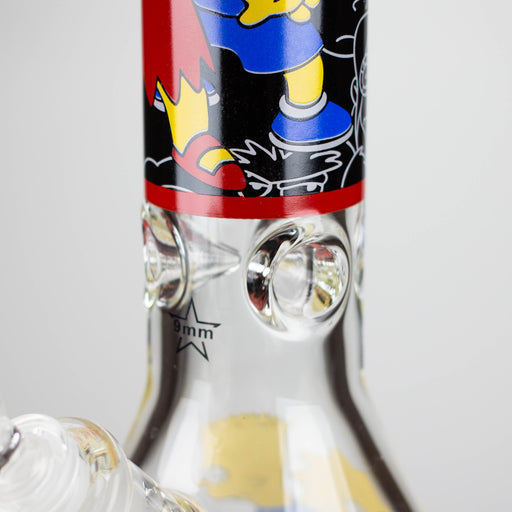 14" Cartoon 9 mm glass bong [PIP836]_1