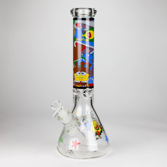 14" Cartoon 9 mm glass bong [PIP836]_8