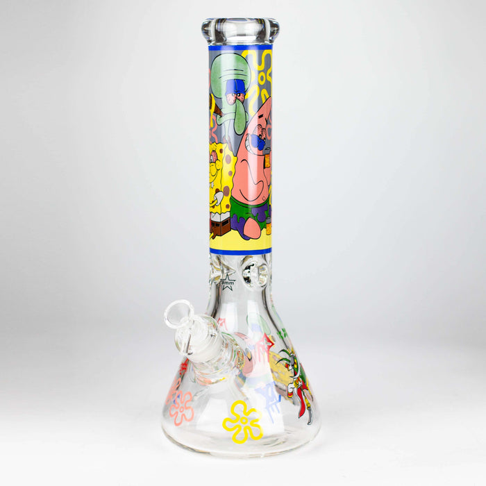 14" Cartoon 9 mm glass bong [PIP837]_10