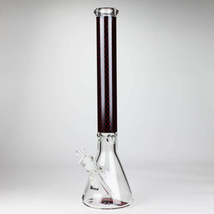 20" Luxury Pattern 9mm glass bong [PIP872]_5