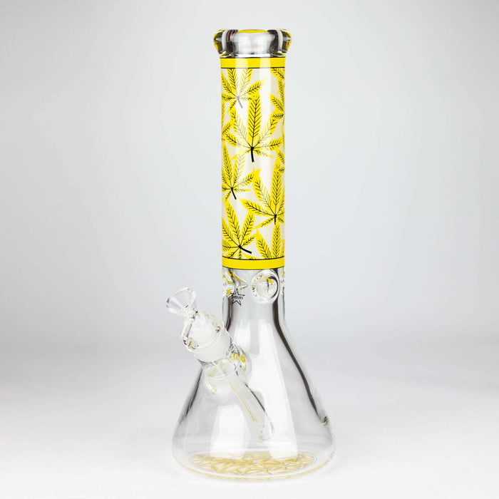 14" Hemp Weed 9mm glass bong [PIP845]_7