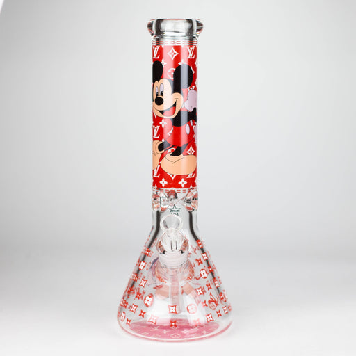 14" Cartoon Glow 9 mm glass bong [PIP835]_1