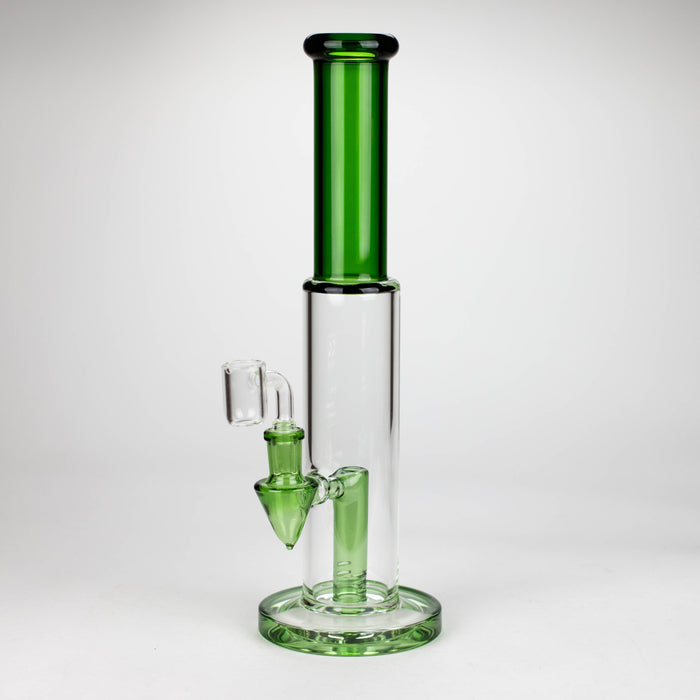 12" Color Accented Glass Rig With Banger and Bowl_6