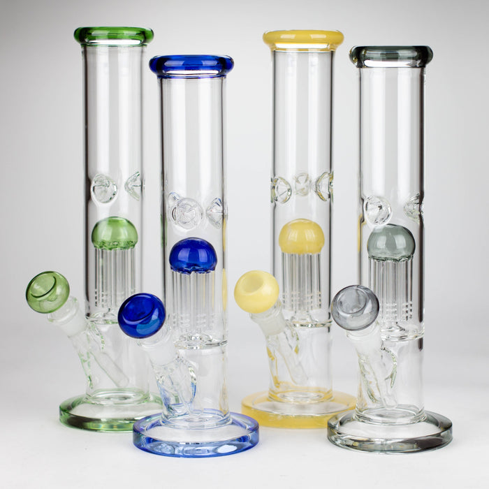 12" glass bong with tree arm percolator_0