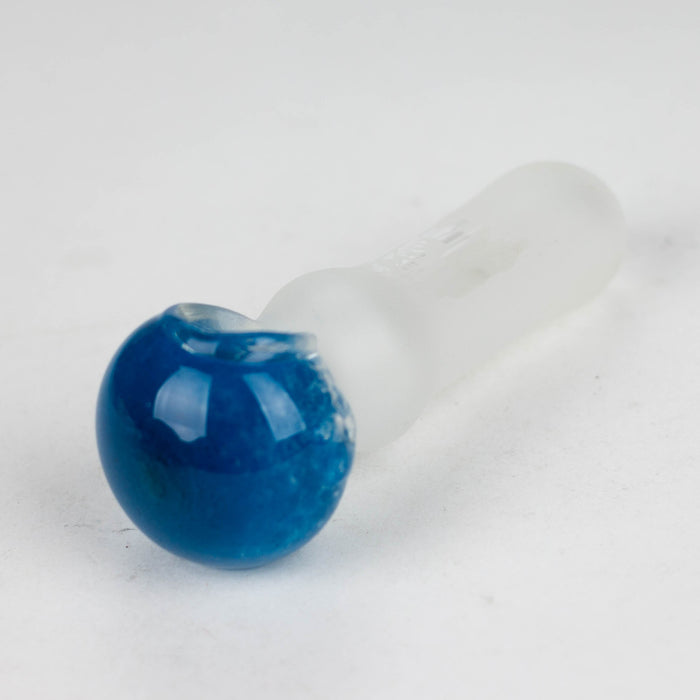 4" Frost soft glass hand pipe Pack of 2_2