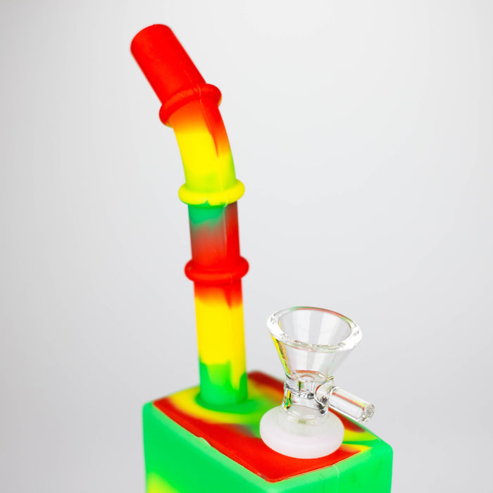 Fortune | 8" Hydrographic Silicone Square Pipe-Assorted [SP1001]_3