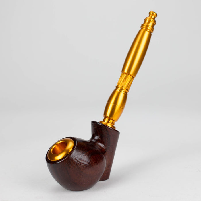 8" Aluminum Tobacco Pipe with Screens_12