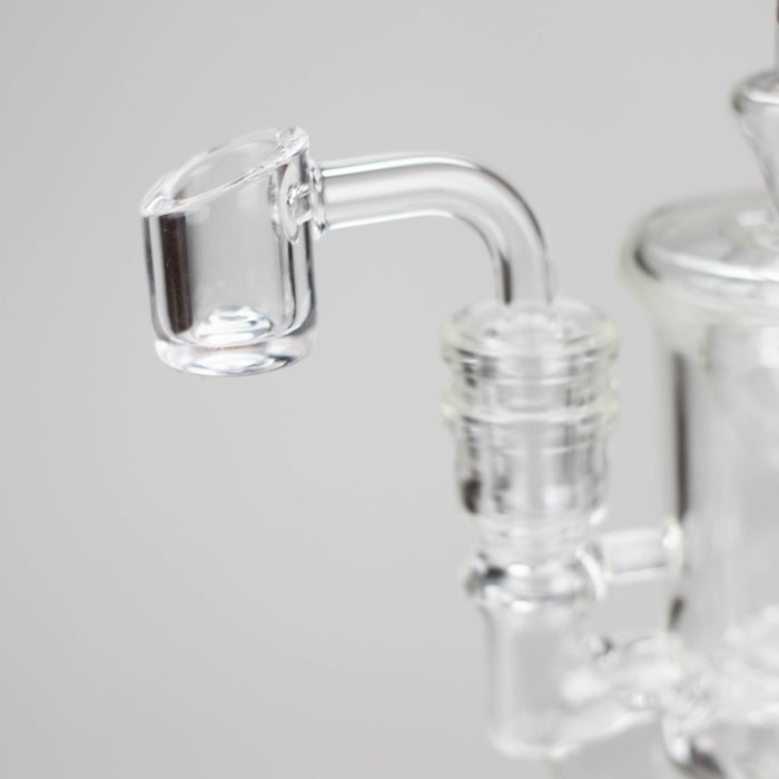 Genie | 6" recycled bubbler with a banger_4