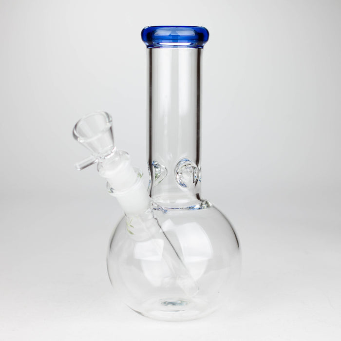 9" Round base glass bong_4