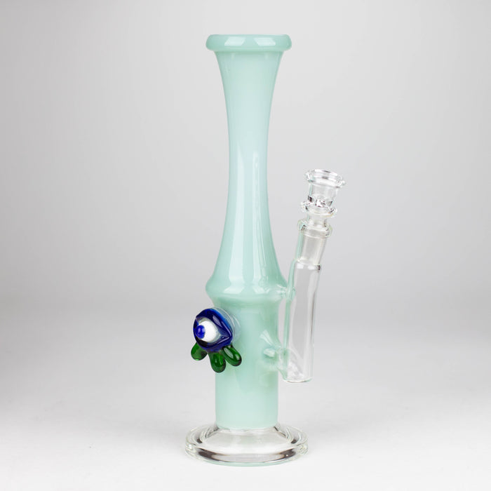 10" Color tube glass bong with eye_14