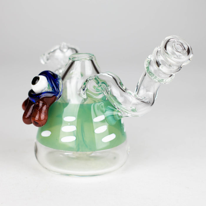 4" Cone bubbler with eye decoration-Assorted_3