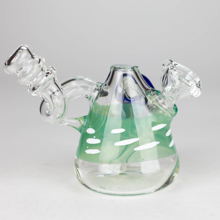 4" Cone bubbler with eye decoration-Assorted_4