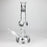 11" Rourd Shape Glass Bong With Leaf Design_7