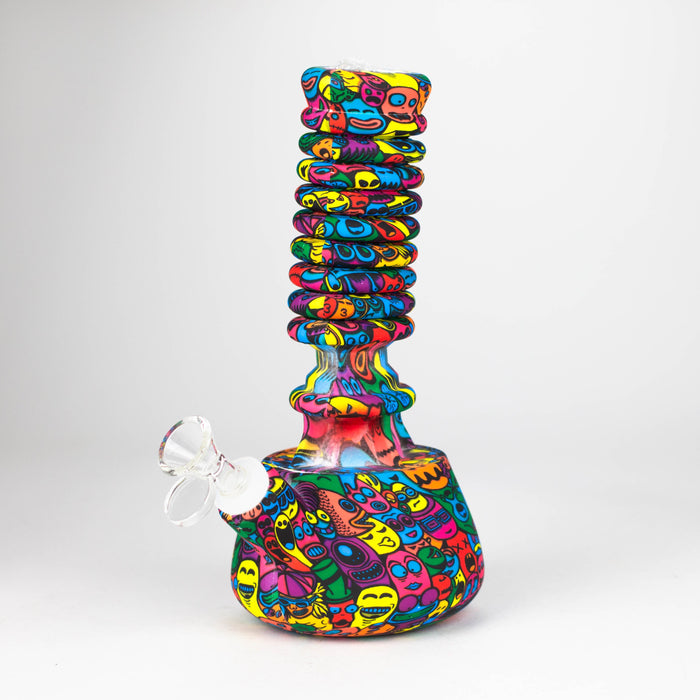 9"-15" extendable silicone water bong_3