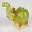 3" Elephant glass hand pipe_2