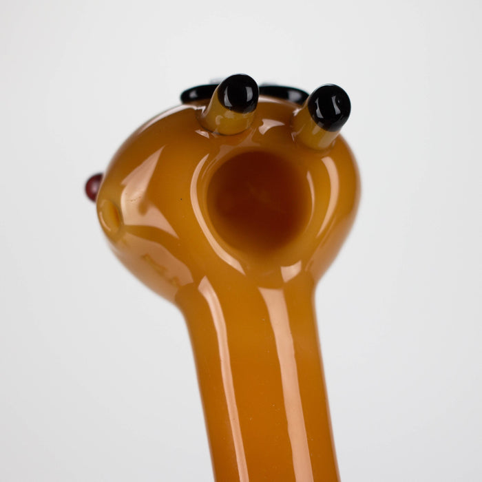 4" Cat design thick glass pipe [XTR1034]_4