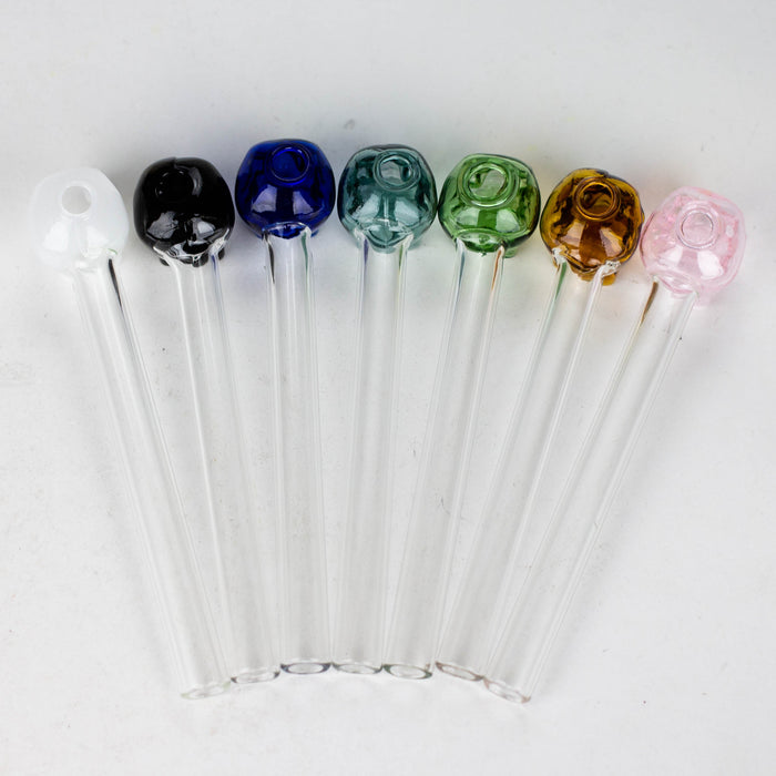 5.5" GLASS Skull oil burnerpipe [AC238-S]_4