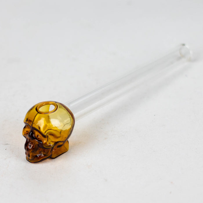 5.5" GLASS Skull oil burnerpipe [AC238-S]_6