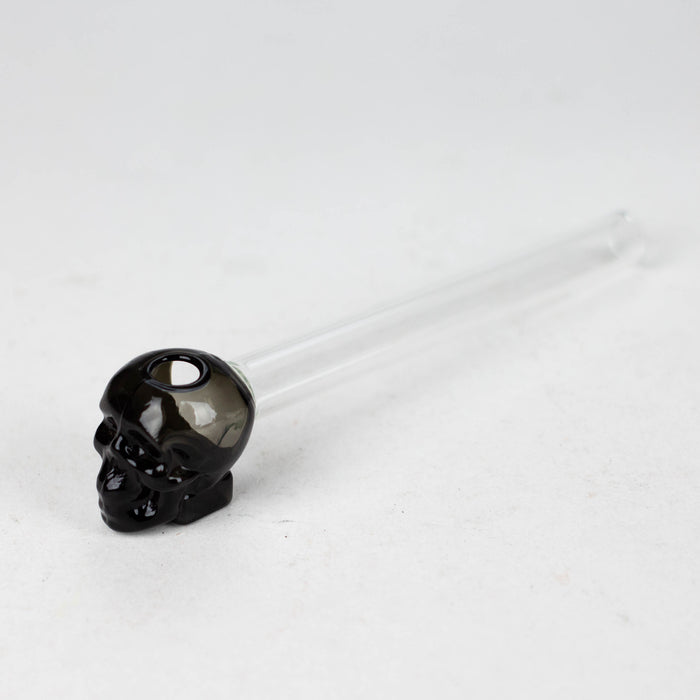 5.5" GLASS Skull oil burnerpipe [AC238-S]_10