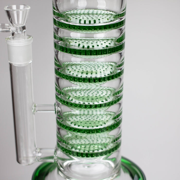 AQUA | 21 " 2-in-1 Multi level honeycomb diffuser glass bong [AQUA019]_11