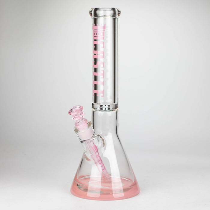 Castle Glassworks | 14" Color Logo Beaker Bong [C-005]_11