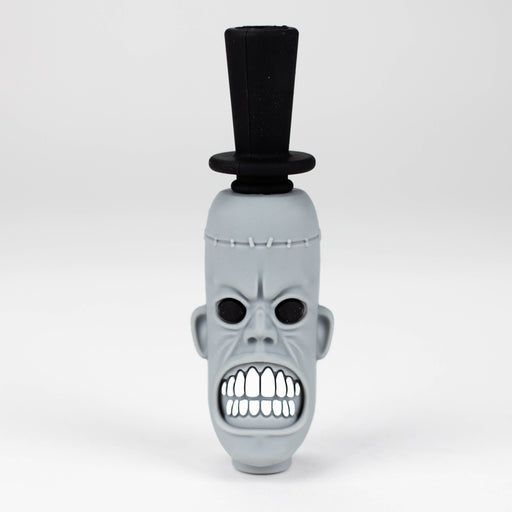 3.6" Silicone Zombie hand pipe_1