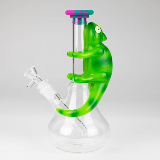 8.5" chameleon glass beaker water pipe_1