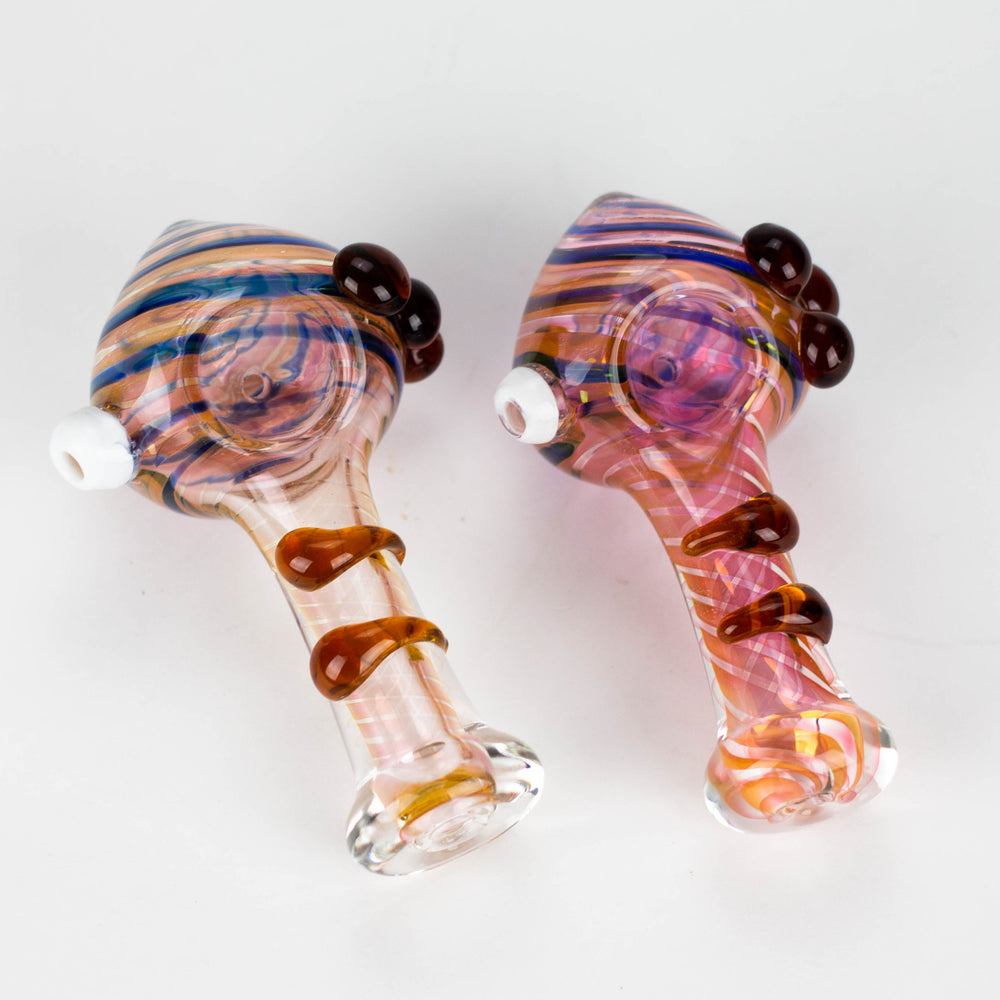 4.5" Gold Fumed Hand Pipe Pack of 2_0