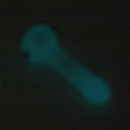 5" soft glass glow in the dark hand pipe Pack of 2_1