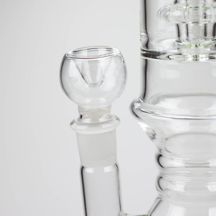 18" Glass water bong with Percolator and Diffuser_2