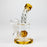 6" Twist glass bent neck glass bong with diffuser_7