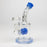 6" Twist glass bent neck glass bong with diffuser_9