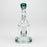 6" Twist glass bent neck glass bong with diffuser_12