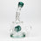 6" Twist glass bent neck glass bong with diffuser_4