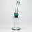 11" Color accented glass bong with honeycomb diffuser_9