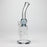 11" Color accented glass bong with honeycomb diffuser_10