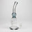 11" Color accented glass bong with honeycomb diffuser_5