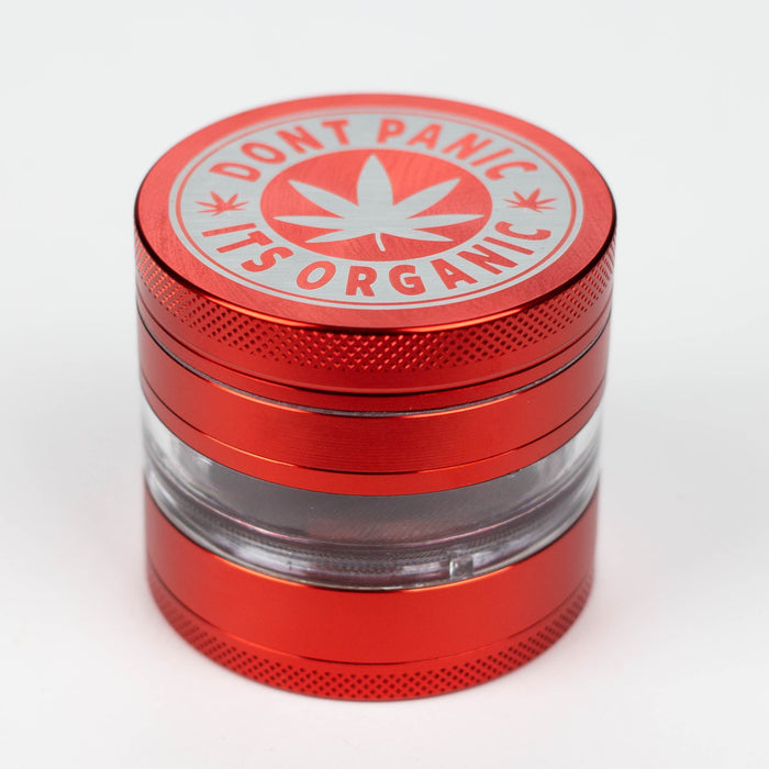 Heavy Duty Large "Don't Panic It's Organic" 4 Parts Weed Grinder Engraved in Canada Design #2_11