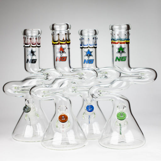 NG | 14 inch ZIg-Zag Beaker Bong [G101]_0