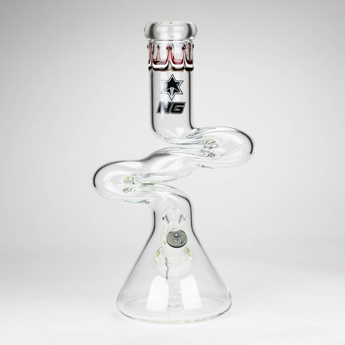 NG | 14 inch ZIg-Zag Beaker Bong [G101]_4