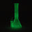 8" GLOW IN DARK TREE OF LIFE BEAKER GLASS BONG_1