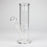 8" clear straight bong_0