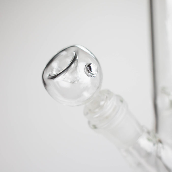 8" clear straight bong_4