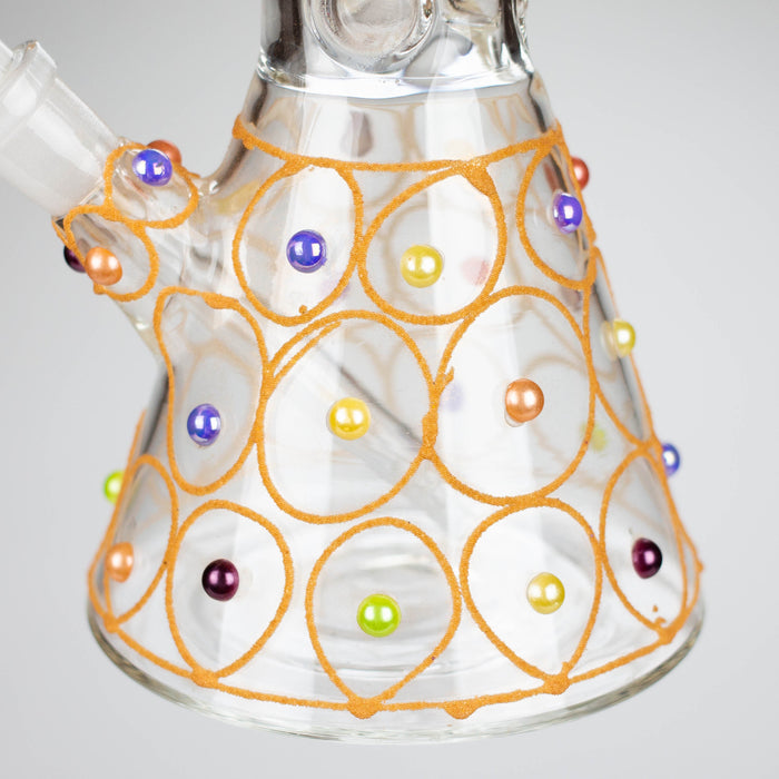 12" Royal conical hand crafted glass water bong_6