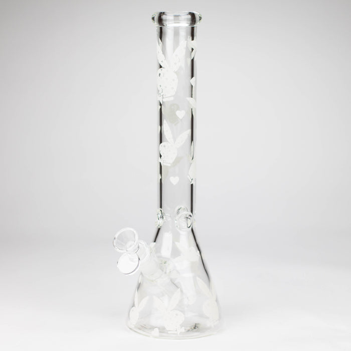 12" 5mm Luxury Design Glow in the Dark Glass Bong_7