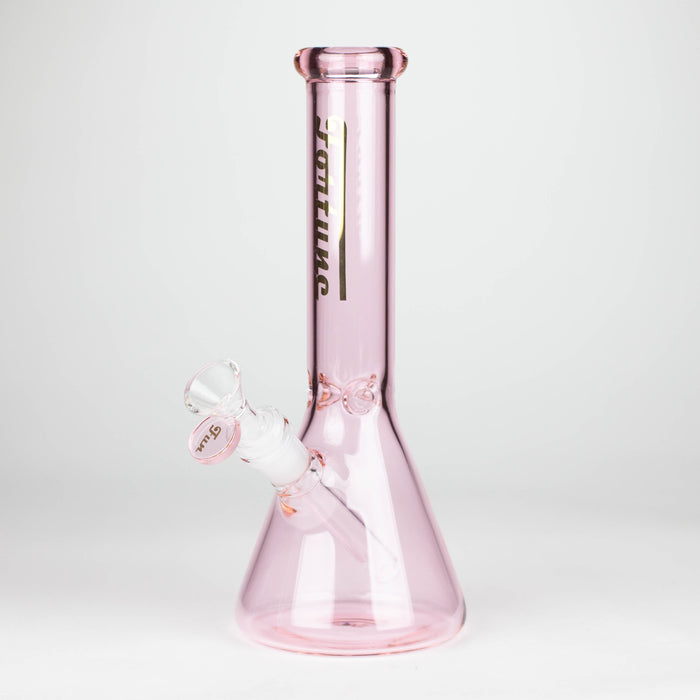 Fortune | 10" 4mm Coloured Glass Bong Assorted Colour_5