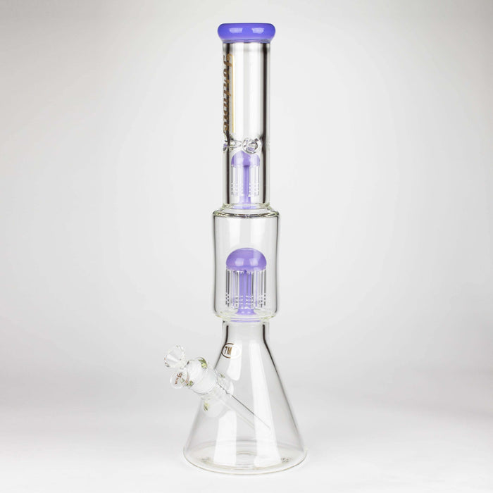 Fortune | 18" Double Tree Perc Beaker Bong Assorted Colour_7