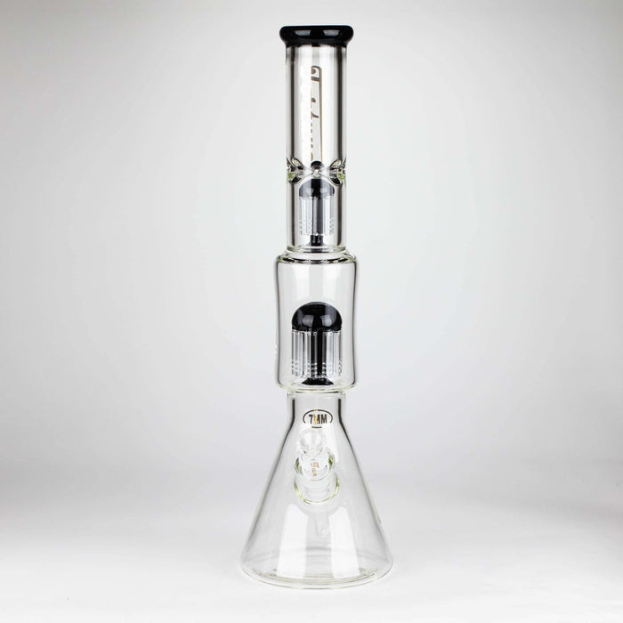 Fortune | 18" Double Tree Perc Beaker Bong Assorted Colour_11