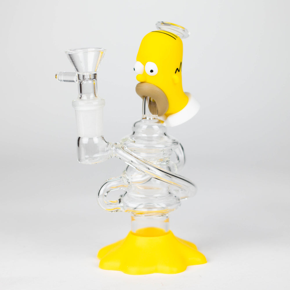 6.3" Cartoon Character Functional Glass Water Pipe_0